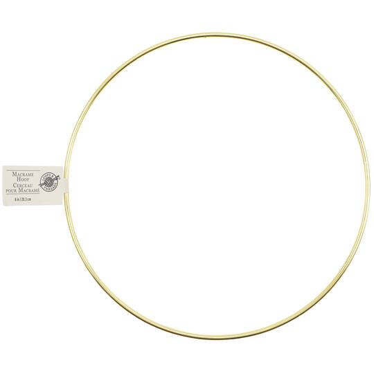 Macramé Brass Ring by Loops & Threads®